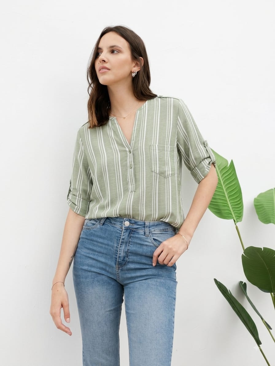 esmeralda lino rallado verde
